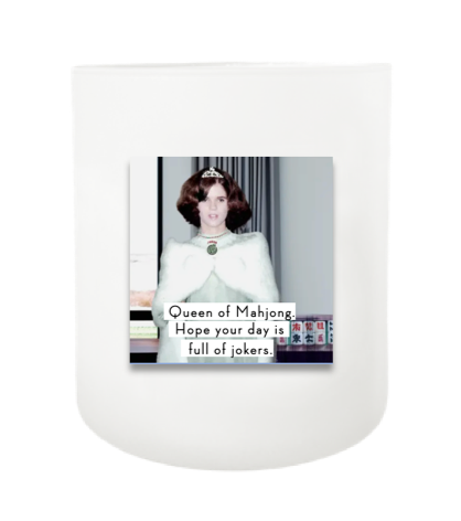 Queen of Mahjong Hand Poured Soy Candle | Furbish & Fire Candle Co.