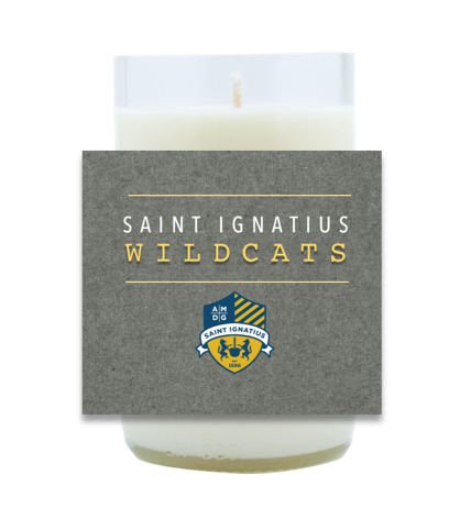 St. Ignatius Wildcats Poured Soy Candle | Furbish & Fire Candle Co.