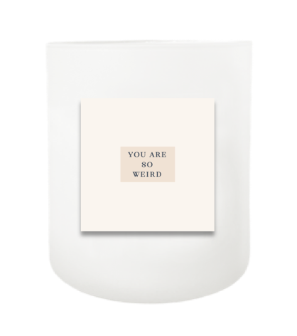 Weird Hand Poured Soy Candle | Furbish & Fire Candle Co.