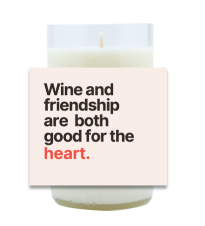 Wine and Friendship Hand Poured Soy Candle | Furbish & Fire Candle Co.