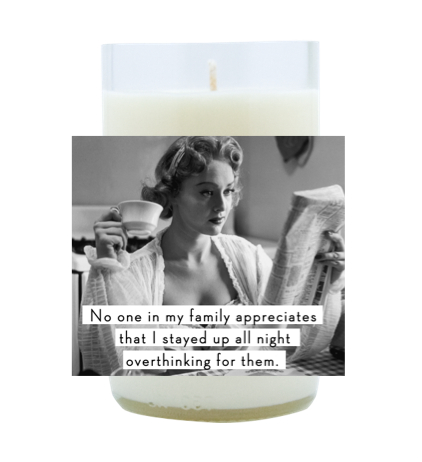 Overthinking Hand Poured Soy Candle | Furbish & Fire Candle Co.