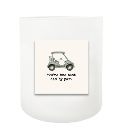 Best Dad By Par Hand Poured Soy Candle | Furbish & Fire Candle Co.