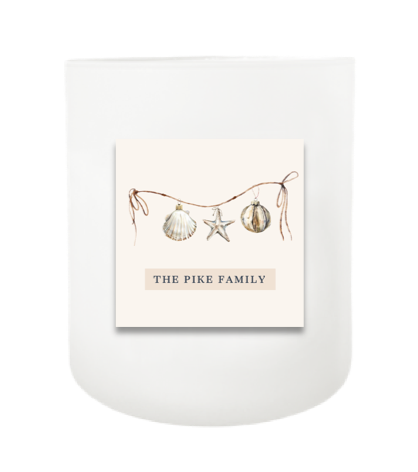 Coastal Garland Hand Poured Soy Candle | Furbish & Fire Candle Co.