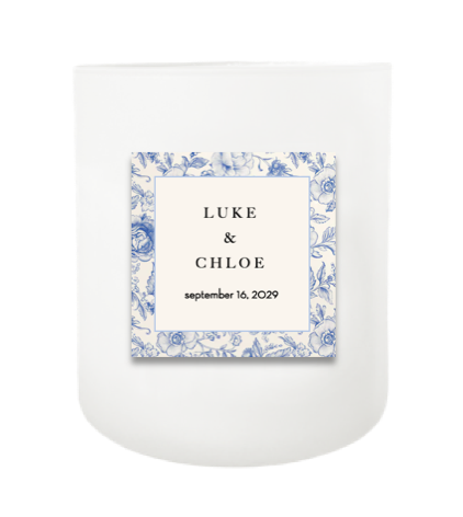 Dreamy Toile Hand Poured Soy Candle | Furbish & Fire Candle Co.