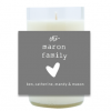 Heart Family Hand Poured Soy Candle | Furbish & Fire Candle Co.