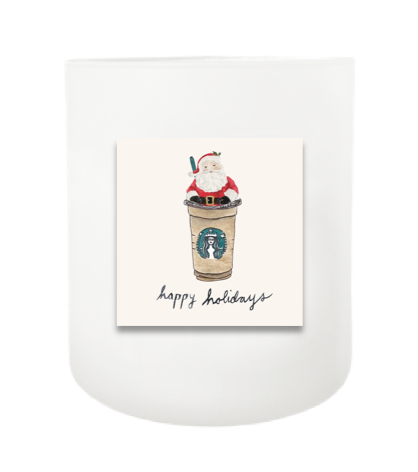 Starbucks Santa Hand Poured Soy Candle | Furbish & Fire Candle Co.