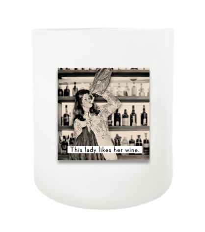 This Lady Likes Her Wine Hand Poured Soy Candle | Furbish & Fire Candle Co.