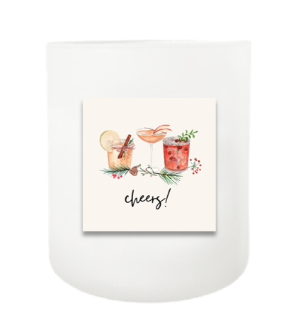Holiday Cheers Hand Poured Soy Candle | Furbish & Fire Candle Co.