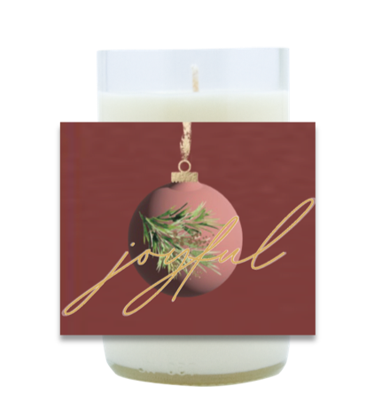 Joyful Holiday Hand Poured Soy Candle | Furbish & Fire Candle Co.