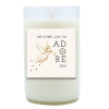 Oh Come Let Us Adore Him Hand Poured Soy Candle | Furbish & Fire Candle Co.