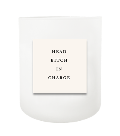Head B In Charge Hand-Poured Soy Candle | Furbish & Fire Candle Co.