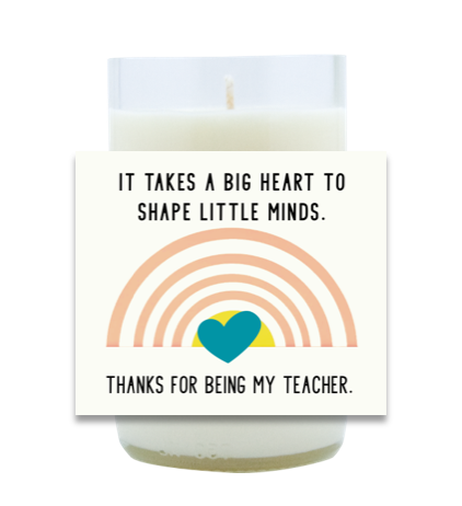 A Big Heart Hand Poured Soy Candle | Furbish & Fire Candle Co.
