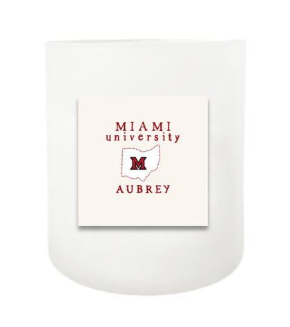 State Grad Hand Poured Soy Candle | Furbish & Fire Candle Co.
