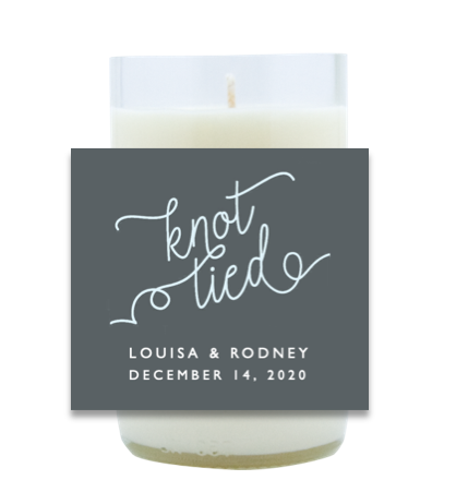 Knot Tied Hand Poured Soy Candle | Furbish & Fire Candle Co.