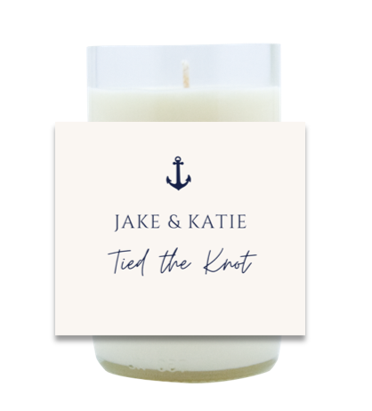 Knot Tied Hand Poured Soy Candle | Furbish & Fire Candle Co.