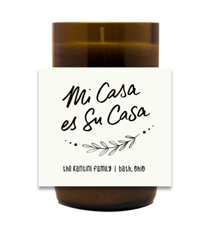 Mi Casa Hand Poured Soy Candle | Furbish & Fire Candle Co.