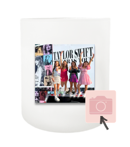 Swiftie Photo Hand Poured Soy Candle | Furbish & Fire Candle Co.