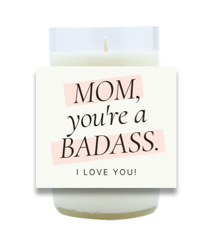 Badass Hand Poured Soy Candle | Furbish & Fire Candle Co.