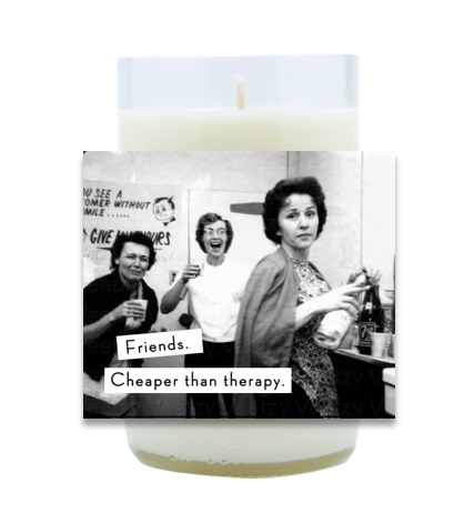 Cheaper Than Therapy Hand Poured Soy Candle | Furbish & Fire Candle Co.
