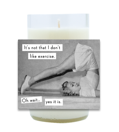 Exercise Hand Poured Soy Candle | Furbish & Fire Candle Co.