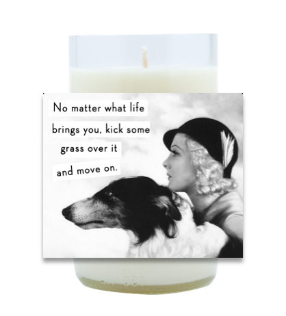 Kick Some Grass Hand Poured Soy Candle | Furbish & Fire Candle Co.