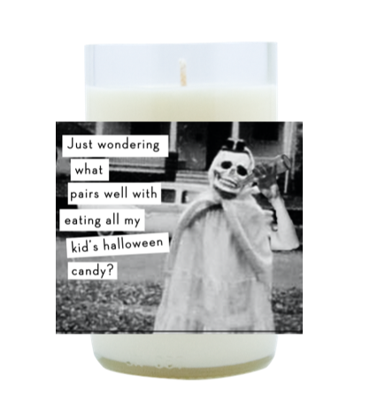 Kid's Halloween Candy Hand Poured Soy Candle | Furbish & Fire Candle Co.