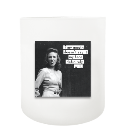 My Mouth Hand Poured Soy Candle | Furbish & Fire Candle Co.