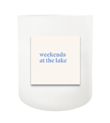 Weekends At The Lake Hand Poured Soy Candle | Furbish & Fire Candle Co.