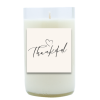 Thankful Script Hand Poured Soy Candle | Furbish & Fire Candle Co.
