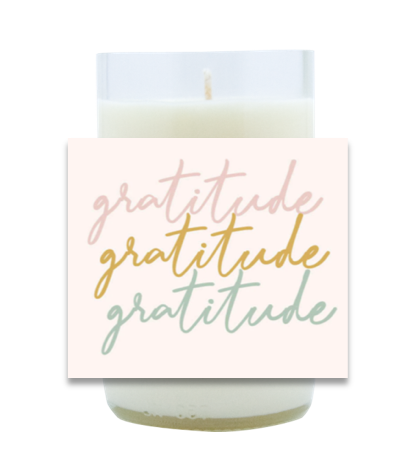 Gratitude Hand Poured Soy Candle | Furbish & Fire Candle Co.