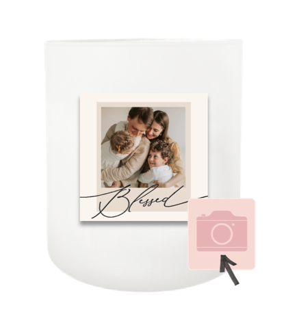 Blessed Photo Hand Poured Soy Candle | Furbish & Fire Candle Co.