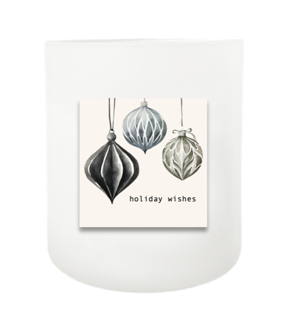 Holiday Ornaments Hand Poured Soy Candle | Furbish & Fire Candle Co.