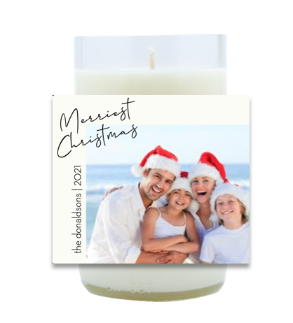 Holiday Photo Hand Poured Soy Candle | Furbish & Fire Candle Co.