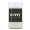 Plaid Merry Hand Poured Soy Candle | Furbish & Fire Candle Co.
