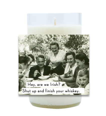 Are We Irish Hand Poured Soy Candle | Furbish & Fire Candle Co.