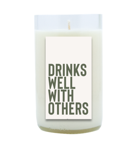 Drinks Well Hand Poured Soy Candle | Furbish & Fire Candle Co.