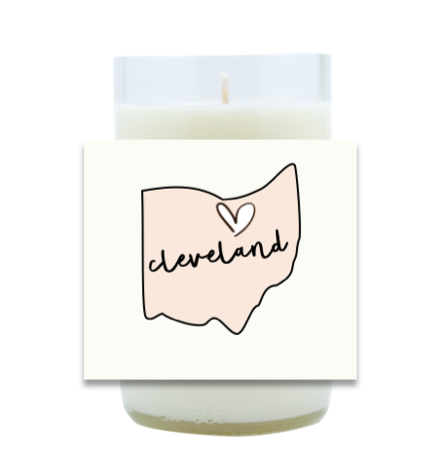 State Love Hand Poured Soy Candle | Furbish & Fire Candle Co.