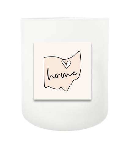 State Love Hand Poured Soy Candle | Furbish & Fire Candle Co.