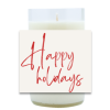 Holiday Script Hand Poured Soy Candle | Furbish & Fire Candle Co.