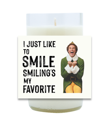 Smiling's My Favorite Hand Poured Soy Candle | Furbish & Fire Candle Co.