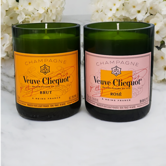 Champagne Bottle Hand Poured Soy Candle | Furbish & Fire Candle Co.