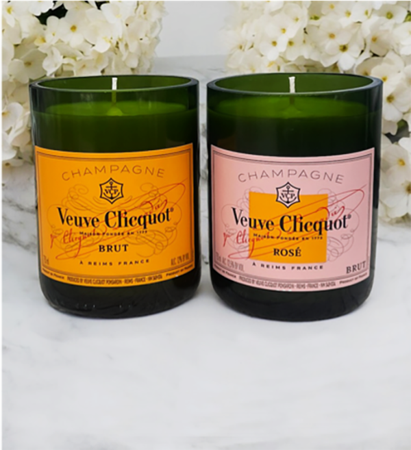 Champagne Bottle Hand Poured Soy Candle | Furbish & Fire Candle Co.