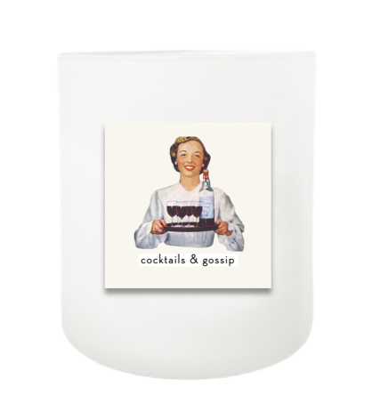 Cocktails and Gossip Hand Poured Soy Candle | Furbish & Fire Candle Co.